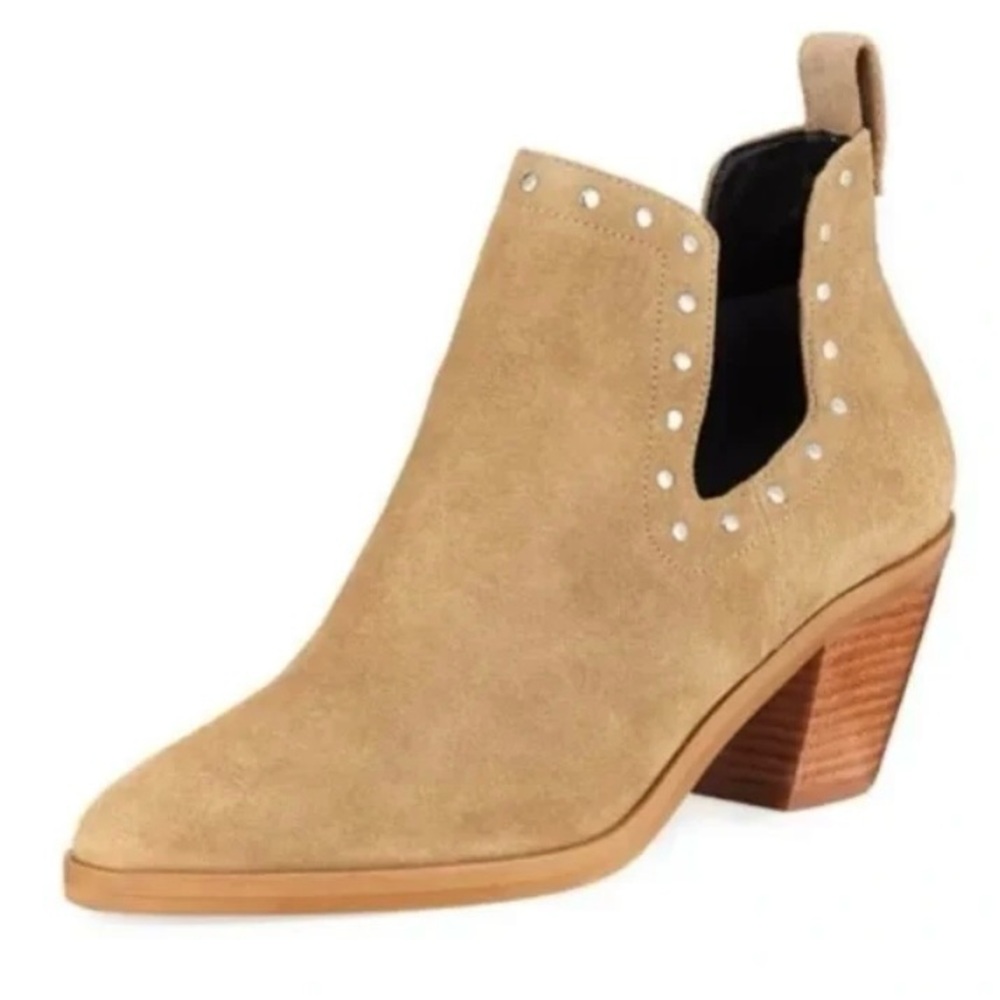 Tan Suede Ankle Boots